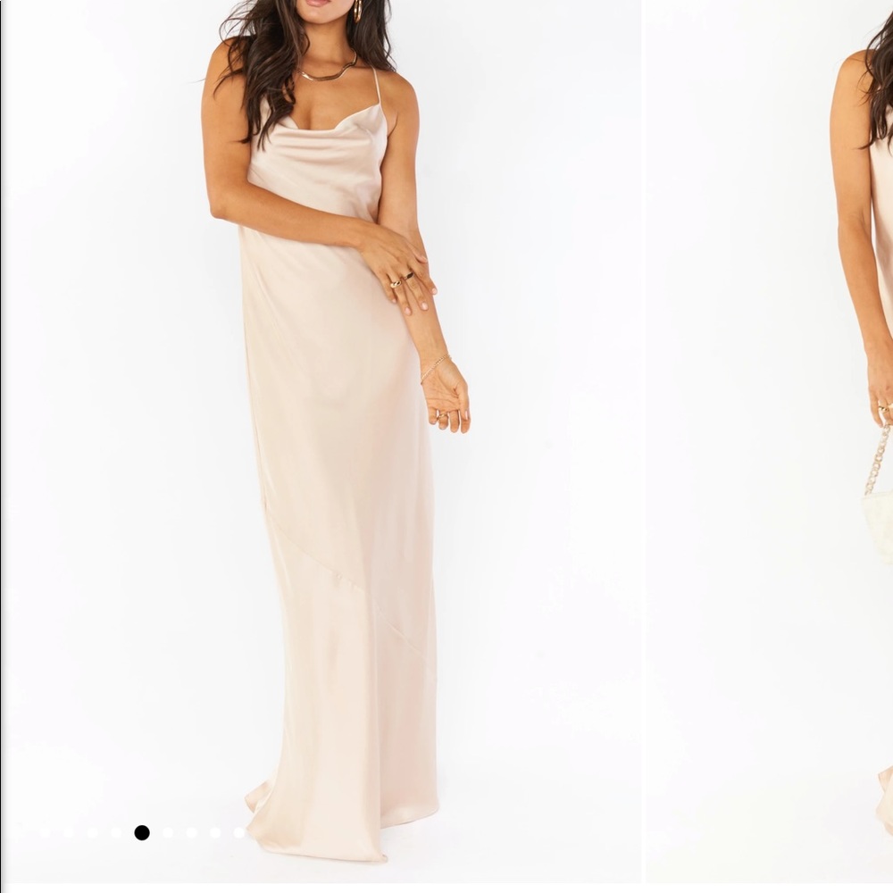 Tuscany maxi slip dress